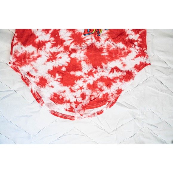 Freeze | No Thank You Graphic Tank Top, Red, Sz L - Picture 5 of 6